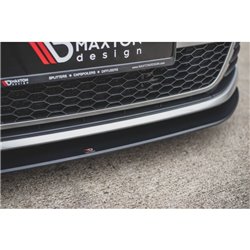 Maxton - Sport Durabilité Lame Du Pare-Chocs Avant / Lame VW Golf 7 GTI Rouge