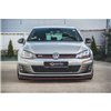 Maxton - Sport Durabilité Lame Du Pare-Chocs Avant / Lame VW Golf 7 GTI Rouge