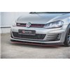 Maxton - Sport Durabilité Lame Du Pare-Chocs Avant / Lame VW Golf 7 GTI Rouge