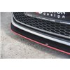 Maxton - Sport Durabilité Lame Du Pare-Chocs Avant / Lame VW Golf 7 GTI Rouge