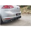 Maxton - Sport Durabilité Lame Du Pare Chocs Arriere V.2 VW Golf 7 GTI Rouge