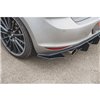 Maxton - Sport Durabilité Lame Du Pare Chocs Arriere V.2 VW Golf 7 GTI Rouge