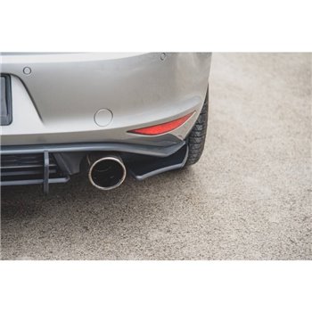 Maxton - Sport Durabilité Lame Du Pare Chocs Arriere V.2 VW Golf 7 GTI Rouge