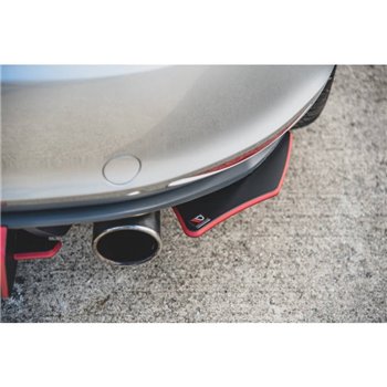 Maxton - Sport Durabilité Lame Du Pare Chocs Arriere V.2 VW Golf 7 GTI Rouge