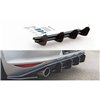 Maxton - Street Pro Central Diffuseur Arriere V.2 VW Golf 7 GTI Noir
