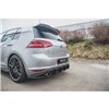 Maxton - Street Pro Central Diffuseur Arriere V.2 VW Golf 7 GTI Noir
