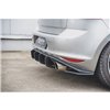 Maxton - Street Pro Central Diffuseur Arriere V.2 VW Golf 7 GTI Noir