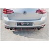 Maxton - Street Pro Central Diffuseur Arriere V.2 VW Golf 7 GTI Noir