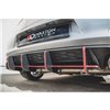 Maxton - Street Pro Central Diffuseur Arriere V.2 VW Golf 7 GTI Noir