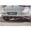 Maxton - Street Pro Central Diffuseur Arriere V.2 VW Golf 7 GTI Noir