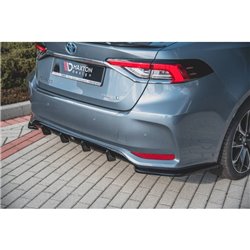 Maxton - Rajout du pare-chocs arriere Toyota Corolla XII Sedan Noir Brillant