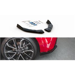 Maxton - Lame Du Pare-Chocs Arriere Toyota Corolla XII Hatchback Noir Brillant