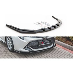Maxton - Lame Pare-Chocs Avant V.1 Toyota Corolla XII Touring Sports/ Hatchback Look Carbone