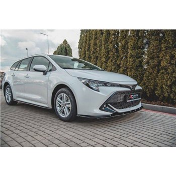 Maxton - Lame Pare-Chocs Avant V.1 Toyota Corolla XII Touring Sports/ Hatchback Look Carbone
