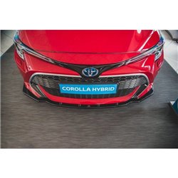 Maxton - Lame Pare-Chocs Avant V.1 Toyota Corolla XII Touring Sports/ Hatchback Look Carbone