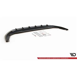 Maxton - Lame Du Pare-Chocs Avant V.1 Volkswagen Golf Mk8 Noir Brillant