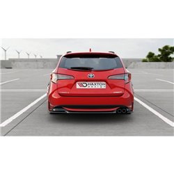 Maxton - Lame Du Pare-Chocs Arriere Toyota Corolla XII Touring Sports Noir Brillant