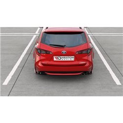Maxton - Lame Du Pare-Chocs Arriere Toyota Corolla XII Touring Sports Noir Brillant
