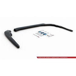 Maxton - Lame Du Pare-Chocs Arriere Toyota Corolla XII Touring Sports Noir Brillant