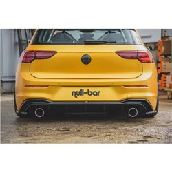 Maxton - Rajout du pare-chocs arriere (GTI LOOK) et l'échappement Volkswagen Golf Mk8 Noir Brillant