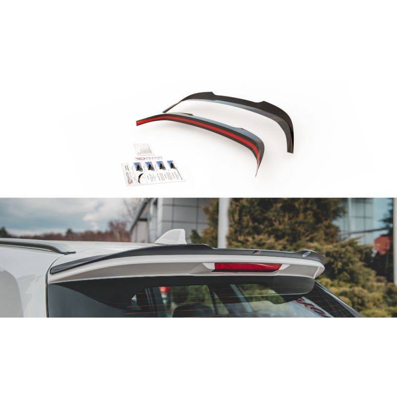 Maxton - Spoiler Cap Toyota Corolla XII Touring Sports Noir Brillant