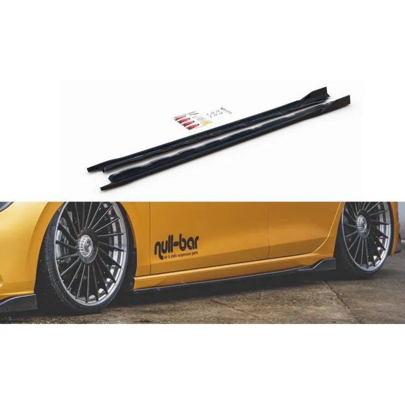 Maxton - Rajouts Des Bas De Caisse V.2 Volkswagen Golf Mk8 Noir Brillant
