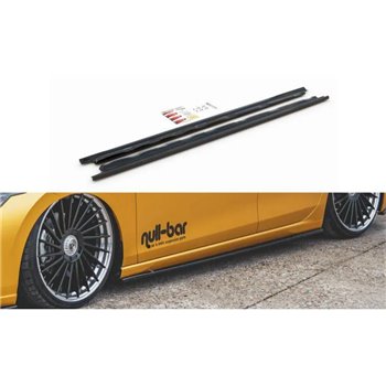 Maxton - Rajouts Des Bas De Caisse V.1 Volkswagen Golf Mk8 Noir Brillant