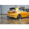 Maxton - Rajout du pare-chocs arriere (R32 LOOK) et l'échappement Volkswagen Golf Mk8 Noir Brillant