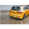 Maxton - Rajout du pare-chocs arriere (R32 LOOK) et l'échappement Volkswagen Golf Mk8 Noir Brillant