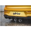 Maxton - Rajout du pare-chocs arriere (R32 LOOK) et l'échappement Volkswagen Golf Mk8 Noir Brillant