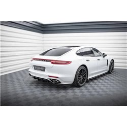 Maxton - Diffuseur Arrière Complet Porsche Panamera GTS 971 Noir Brillant
