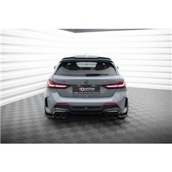 Maxton - Diffuseur Arrière Complet V.2 BMW 1 F40 M-Pack/ M135i Noir Brillant