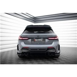 Maxton - Diffuseur Arrière Complet V.2 BMW 1 F40 M-Pack/ M135i Noir Brillant