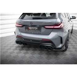Maxton - Diffuseur Arrière Complet V.2 BMW 1 F40 M-Pack/ M135i Noir Brillant