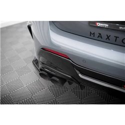 Maxton - Diffuseur Arrière Complet V.2 BMW 1 F40 M-Pack/ M135i Noir Brillant