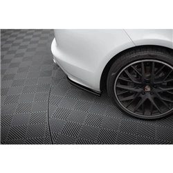 Maxton - Lames De Pare-Chocs Arrière Latérales Porsche Panamera GTS 971 Noir Brillant