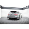 Maxton - Lames De Pare-Chocs Arrière Latérales V.2 Audi S6 / A6 S-Line / A6 C7 FL Noir Brillant