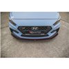 Maxton - Street Pro Lame Du Pare-Chocs Avant Hyundai I30 N Mk3 Hatchback / Fastback Noir-Rouge