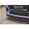 Maxton - Street Pro Lame Du Pare-Chocs Avant Hyundai I30 N Mk3 Hatchback / Fastback Noir-Rouge