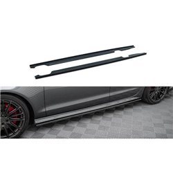 Maxton - Dok?adki Progów Audi S6 / A6 S-Line / A6 C7 FL Noir Brillant