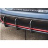 Maxton - Street Pro Central Diffuseur Arriere V.1 Hyundai I30 N Mk3 Hatchback Noir-Rouge