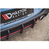Maxton - Street Pro Central Diffuseur Arriere V.1 Hyundai I30 N Mk3 Hatchback Noir-Rouge
