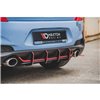 Maxton - Street Pro Central Diffuseur Arriere V.1 Hyundai I30 N Mk3 Hatchback Noir-Rouge