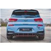 Maxton - Street Pro Central Diffuseur Arriere V.1 Hyundai I30 N Mk3 Hatchback Rouge