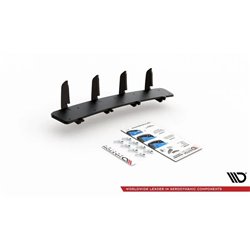 Maxton - Street Pro Central Diffuseur Arriere V.1 Hyundai I30 N Mk3 Hatchback Rouge