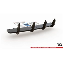 Maxton - Street Pro Central Diffuseur Arriere V.1 Hyundai I30 N Mk3 Hatchback Rouge