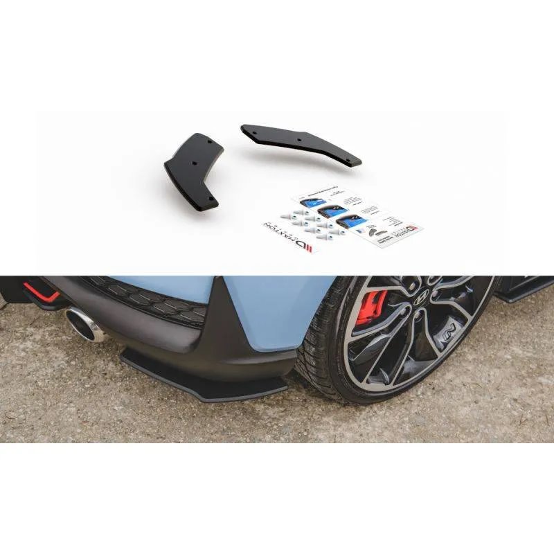 Maxton - Street Pro Lame Du Pare Chocs Arriere Hyundai I30 N Mk3 Hatchback Noir