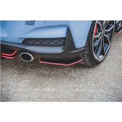 Maxton - Street Pro Lame Du Pare Chocs Arriere Hyundai I30 N Mk3 Hatchback Noir