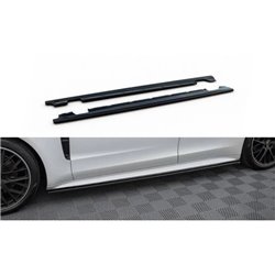 Maxton - Rajouts Des Bas De Caisse Porsche Panamera GTS 971 Noir Brillant