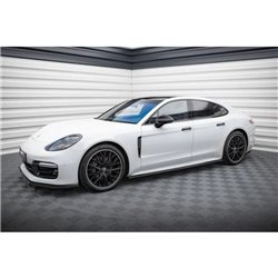 Maxton - Rajouts Des Bas De Caisse Porsche Panamera GTS 971 Noir Brillant